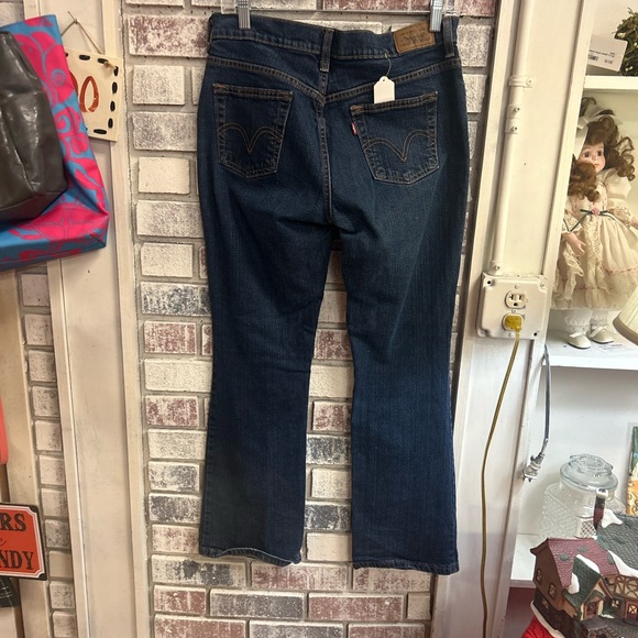 Levi ladies 6 dark denim bootcut jeans - Picture 9 of 9